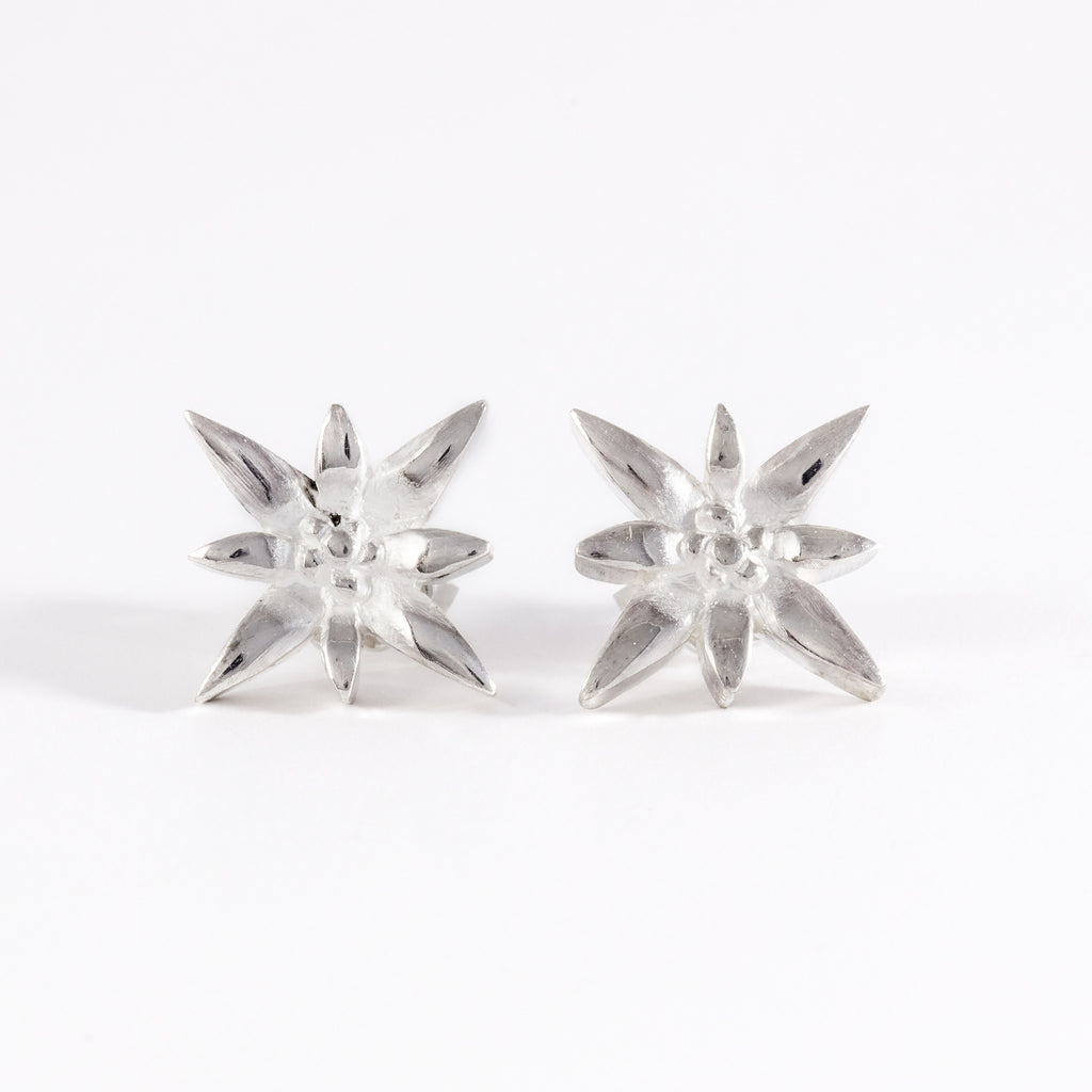Edelweiss Ohrstecker