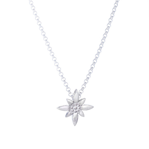 Edelweiss gross - Silber od. 18K Weissgold